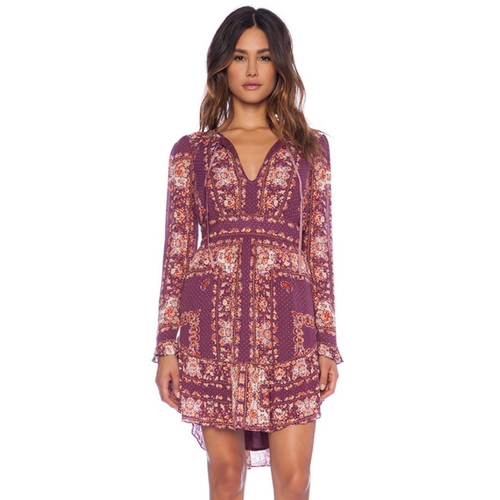 FREE PEOPLE - Bridgette Peasant Dress - L